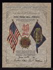American Legion continuous member certificate for Minnie Bell Parker